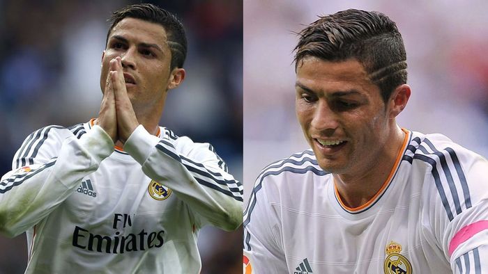 Tóc Ronaldo khi anh thi đấu cho Juventus
